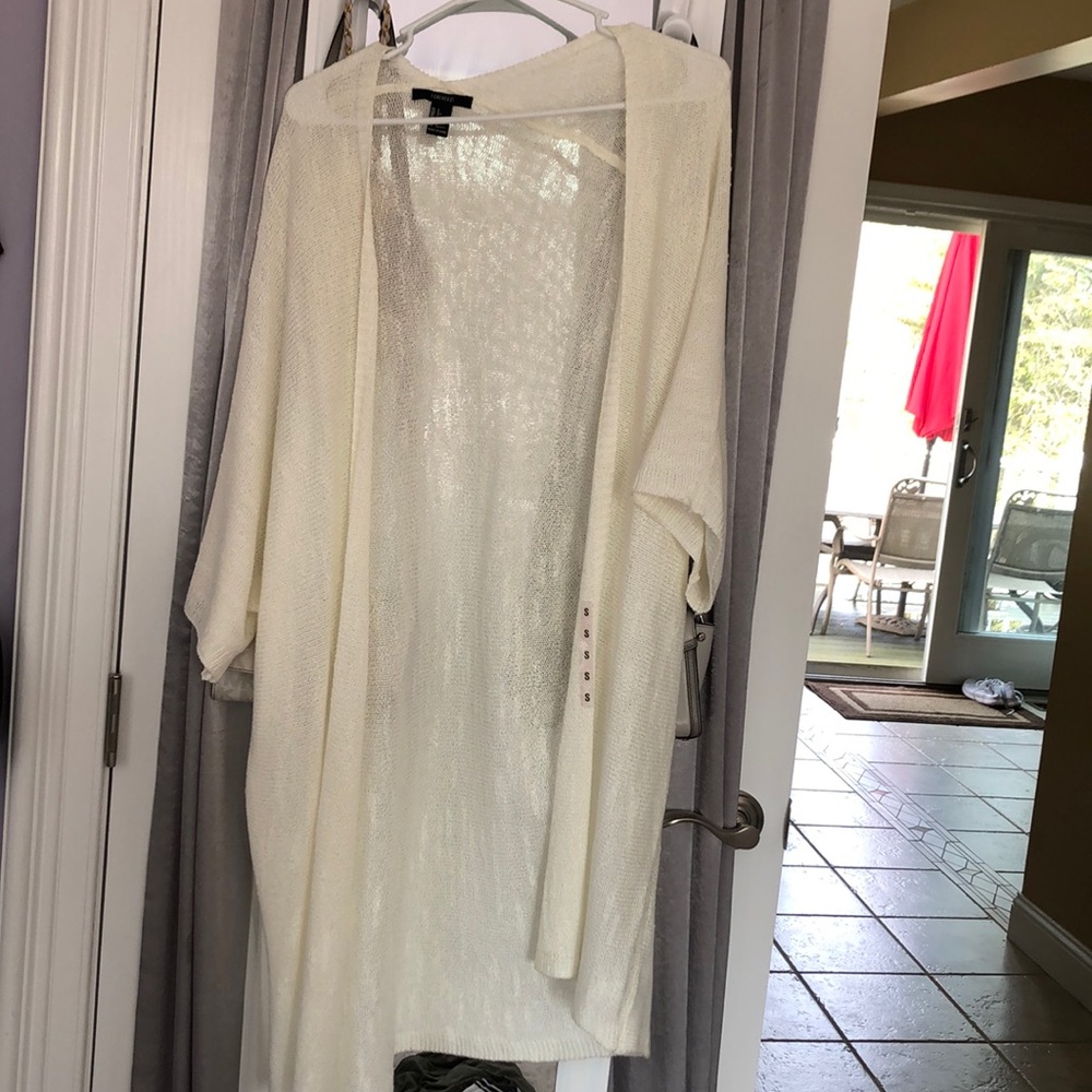forever 21 short sleeve cardigan